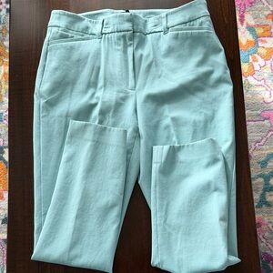 White House Black Market Mint Cropped Ankle Pants